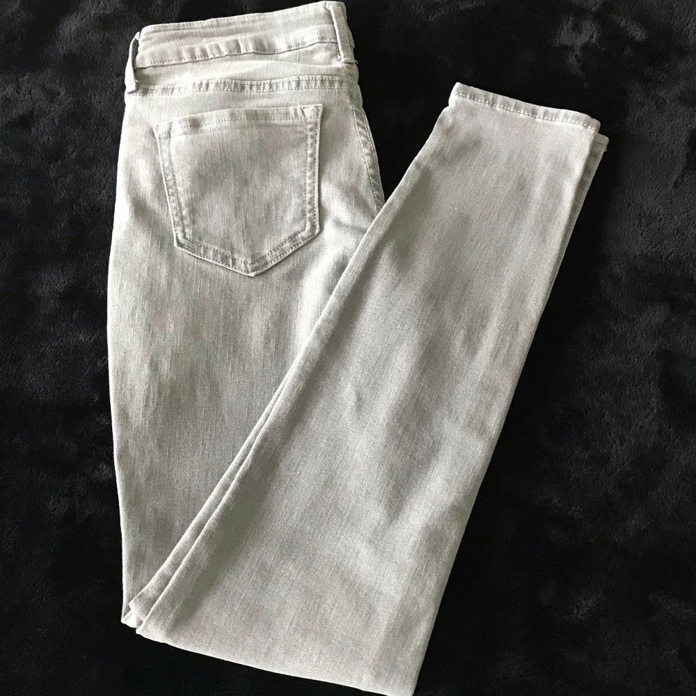 OLD NAVY Rockstar Skinny Jeans Low-Rise Gray Sz 2
